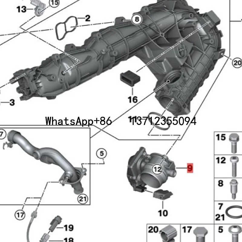 

96440416 Fuel Diesel Throttle Body Assy For Chevrolet Chevy Captiva LACETTI NUBIRA EPICA 96955300 96955600 701062060 96440414