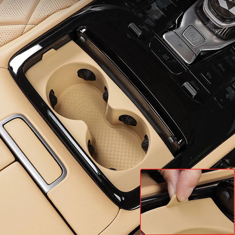 For DENZA D9 2024 2025 2026 Silicone Pad Central Control Water Cup Beverage Cup Holder Limiter Interior Accessories Modification
