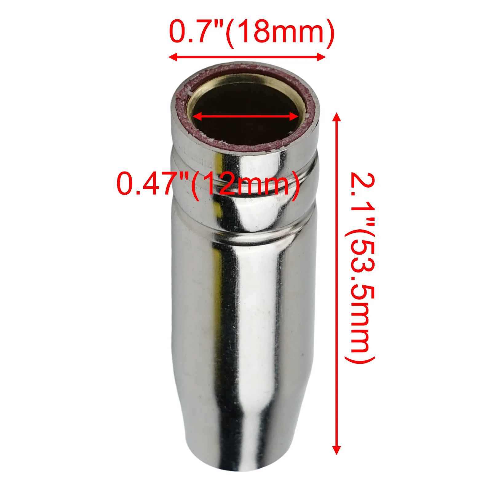 For Industrial Applications 18mm Conical Nozzle Conical Nozzle For Welding Torch Welder MB15 Nozzle Compatible With MB-15AK