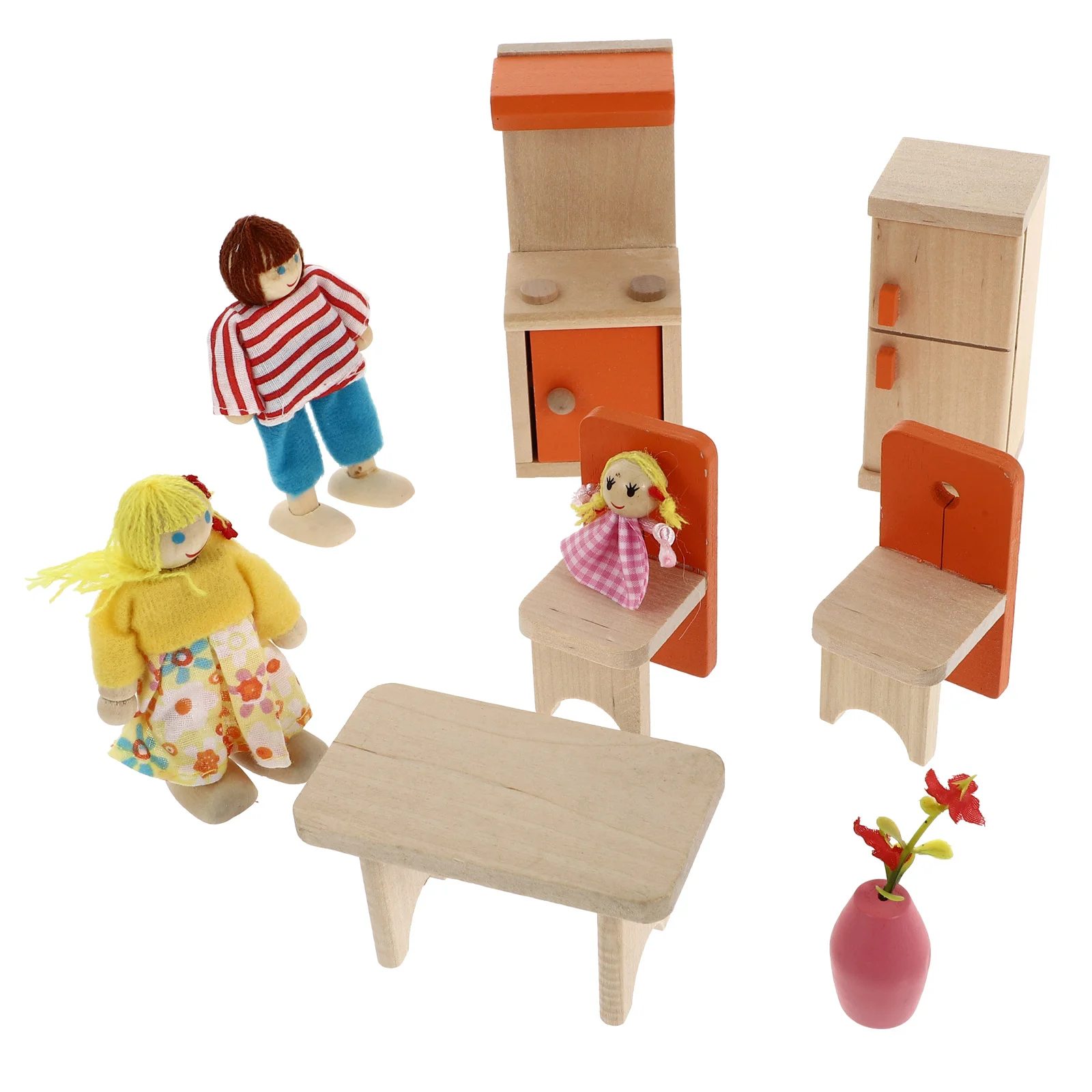 Casa de brincar brinquedo decoração em miniatura modelo de banheiro decorar crianças casa de bonecas playset micro pano de madeira móveis simulados