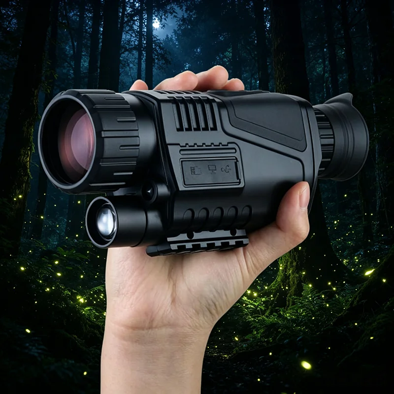 

Low Light Night Vision Hunting Telescope 200M Powerful Monoculars with Photo Video for Hunting Fishing Outdoor Adventure