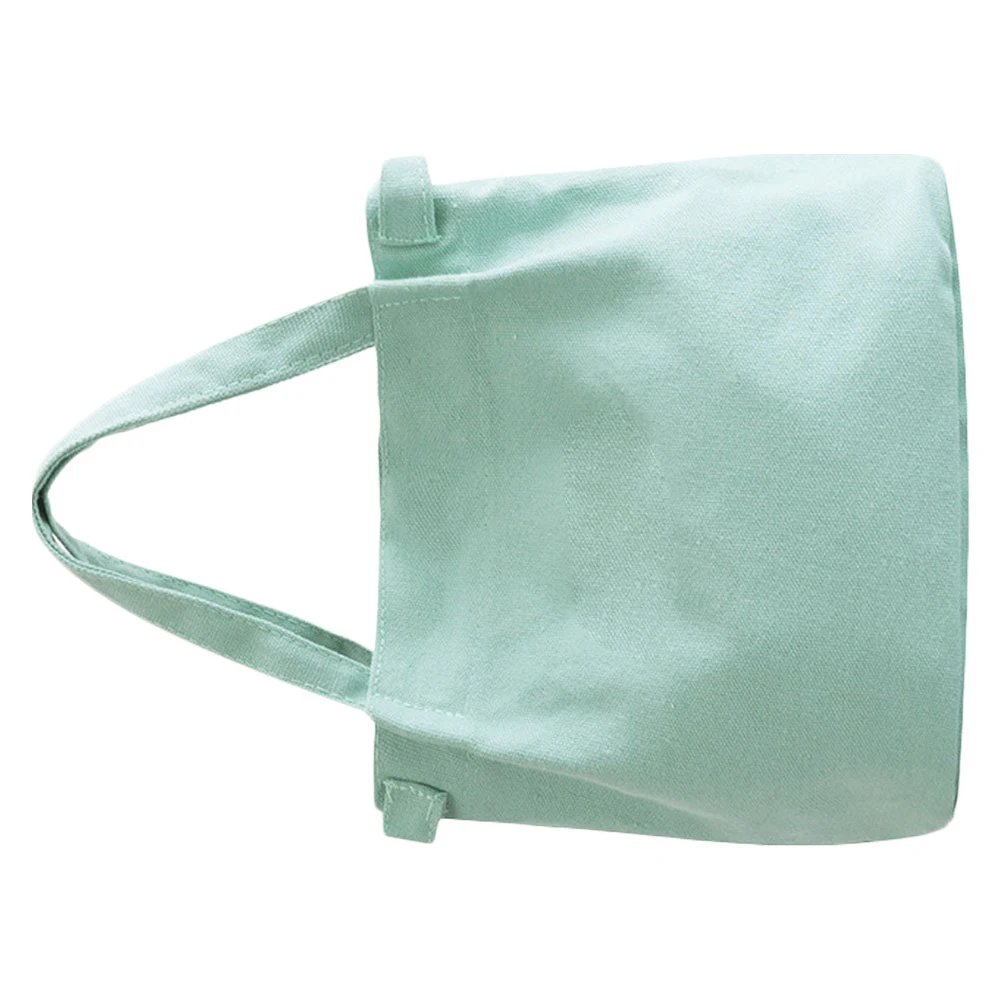

Canvas Lunch Bag Handheld Bucket Style Portable Storage Pouch For Travel Work Outdoor Bar Accessories