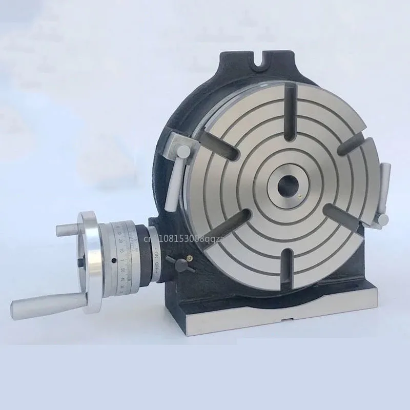 Rotary Table 4/5/6inch Horizontal Vertical 4-Slot  for Milling Machine MT-2 for Milling.