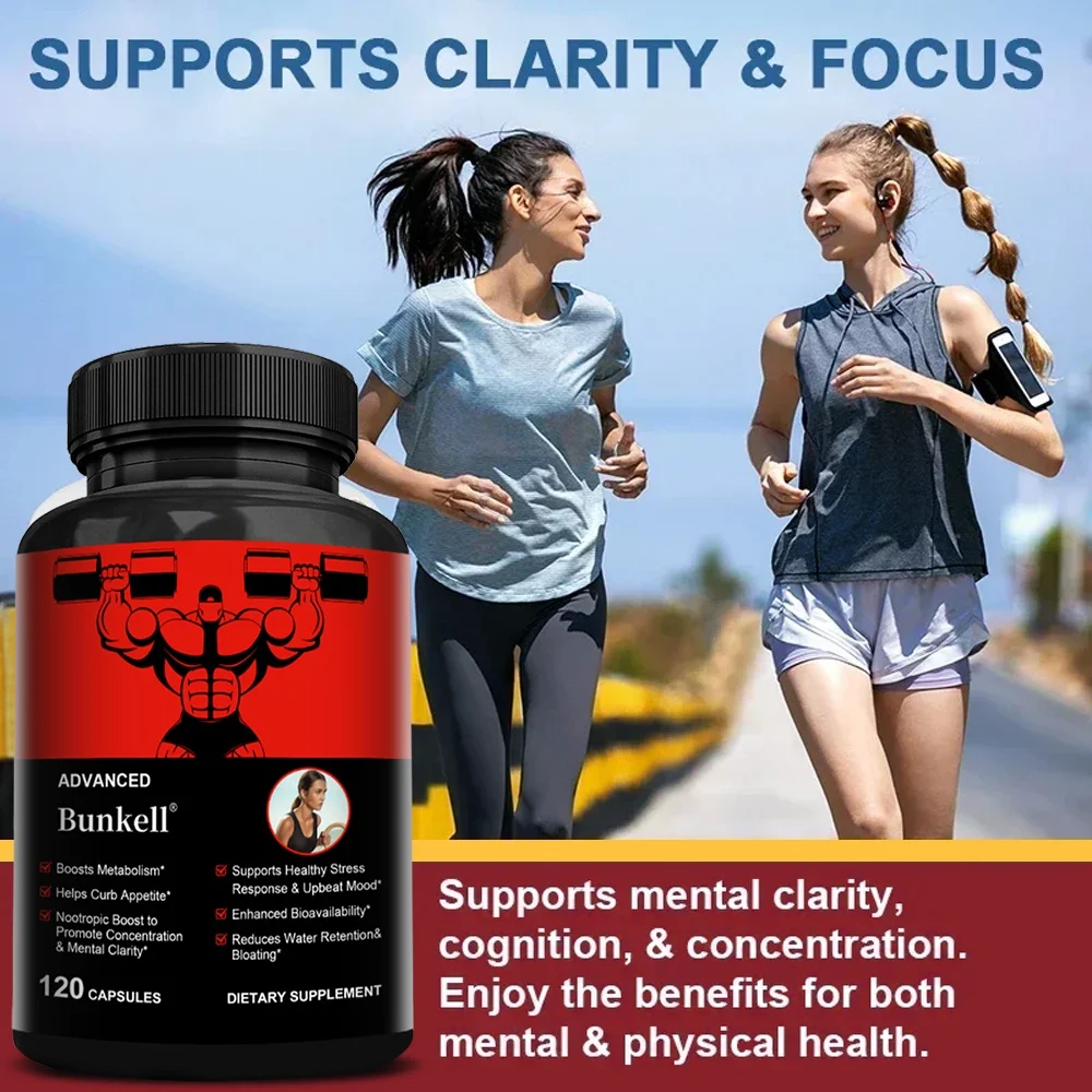 Advanced Metabolism & Appetite Support Supplement – for Mental Clarity, Stress Response, Reducing Water Retention & Bloating