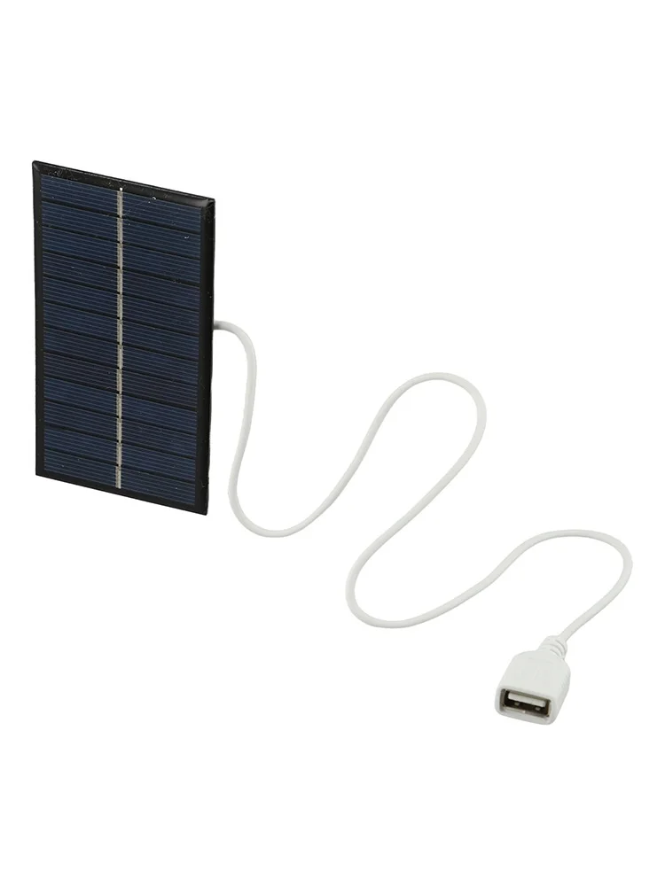 2W Solar Panel Charger for Mobile Power Bank Lightweight and Compact Design for Efficient Charging of 3 7V Batteries