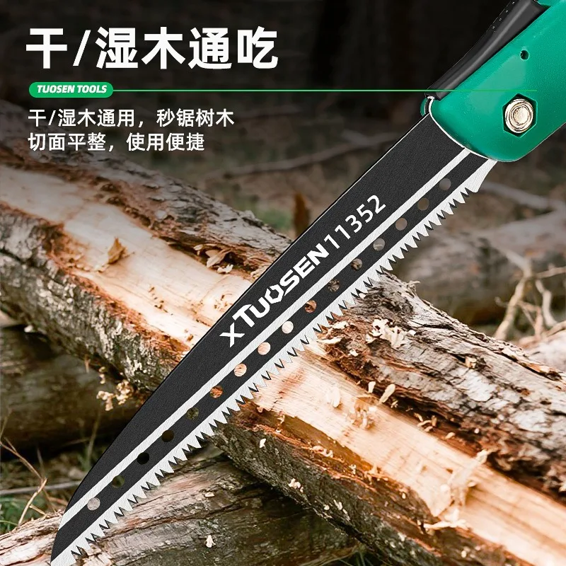 

Tuosen hand saw, woodworking folding saw, household small hand saw, tree cutting woodworking saw, logging saw