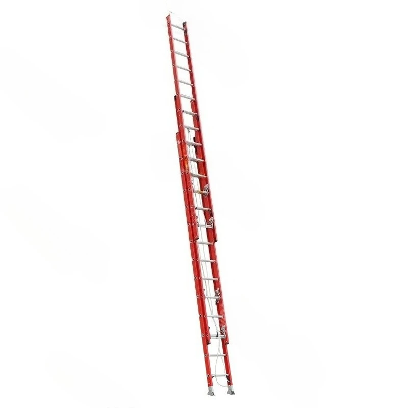 

5.5-meter Triple Insulated Ladder 8+8+8, Fiberglass Telescopic Ladder, Double Locking Buckle and Double Safety