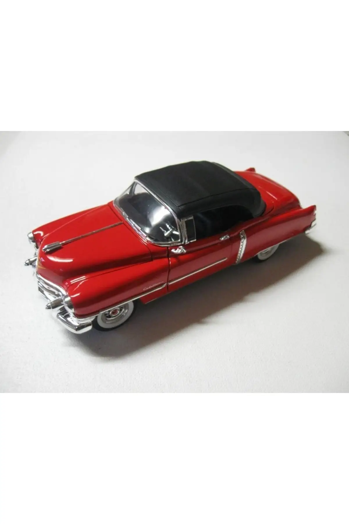 1953 Cadillac Eldorado 1:24 czerwony Model samochodu, zabawki formowane metalowy samochód