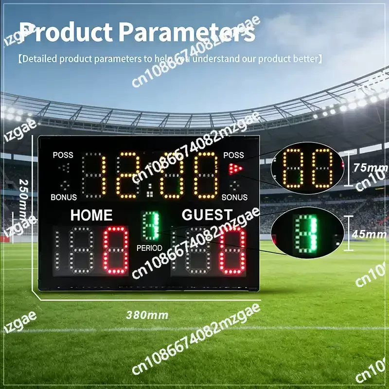 New Multi-function LED Indoor Sports Electronic Competition Scoreboard