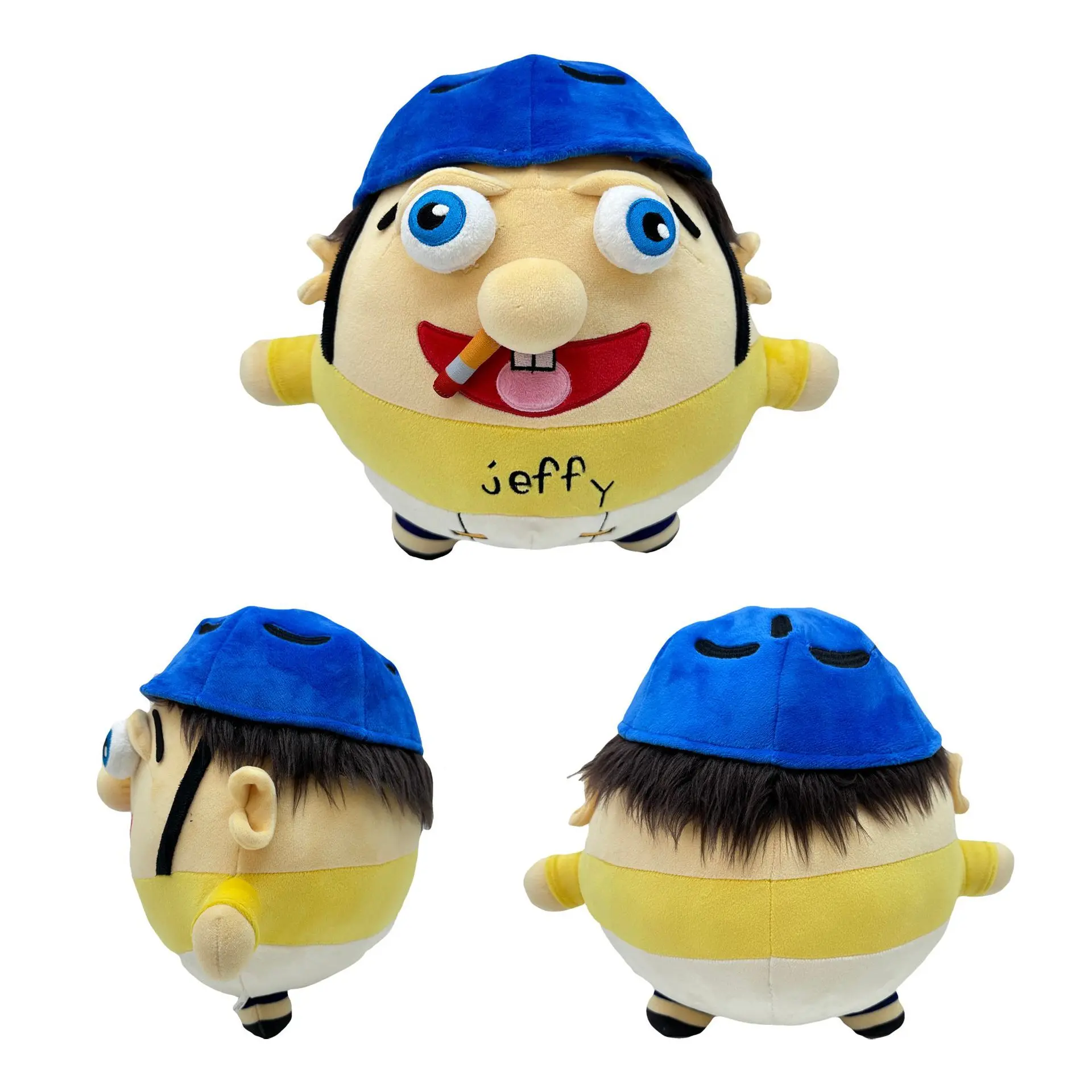 

28cm Thicc Jeffy Plush Toys Cute Soft Stuffed Anime Pillow Dolls For Kid Birthday Christmas Gift