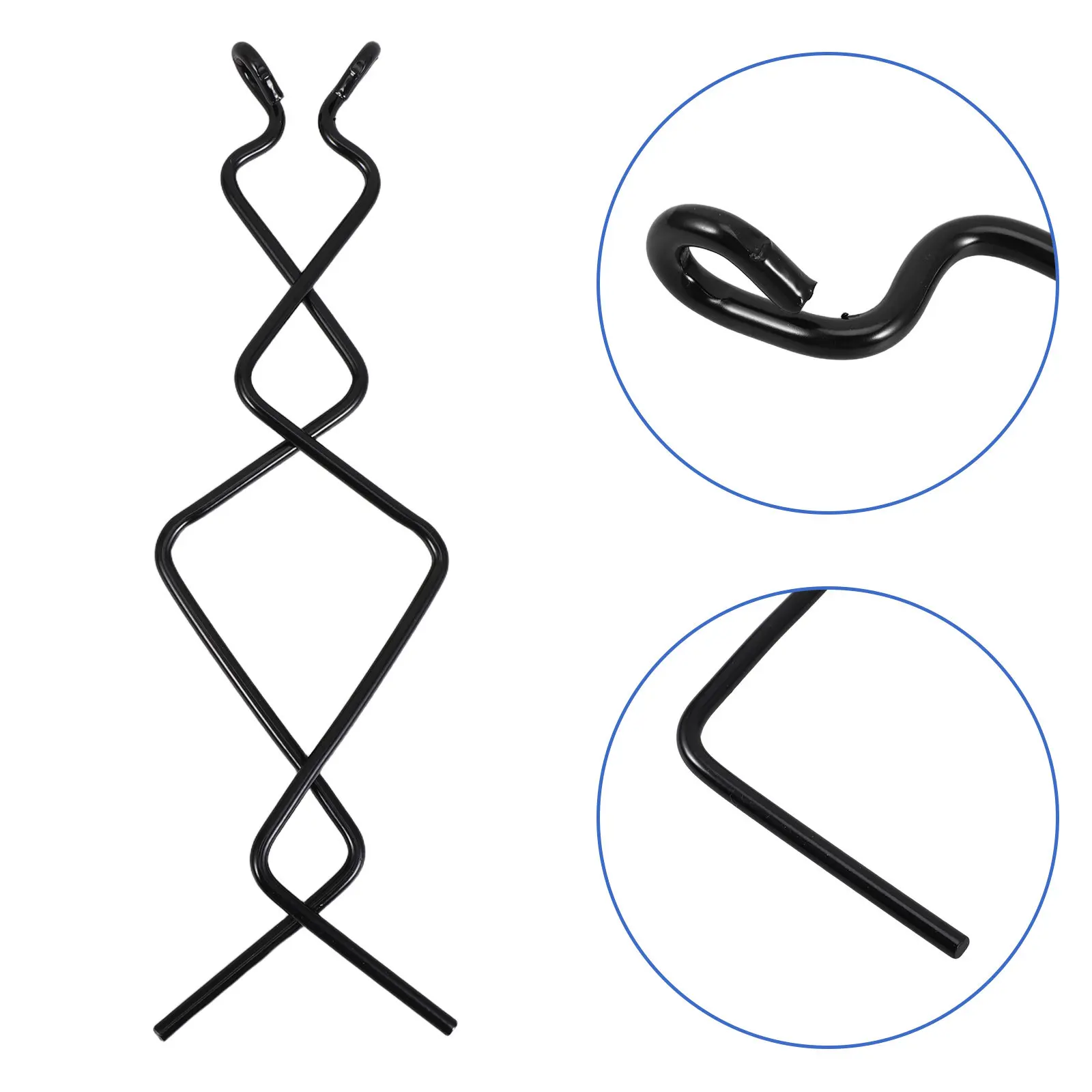 

2Pcs Windshield Support Bracket - Transparent Rain Cover Frame - High Strength Steel Wire Mount for Motorbike Scooter Canopy -