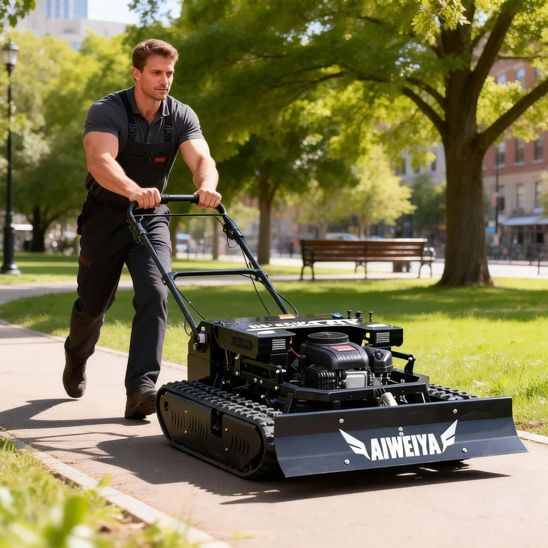 

Многофункциональная гусеничная газонокосилка для любых типов местности, настраиваемая под нужды семьи, универсальный помощник, запуск и остановка одной кнопкой, простое управление