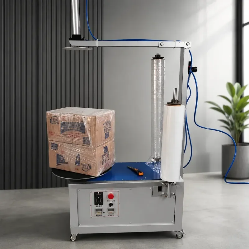 Winding film baler, stretch film wrapping machine, carton wrapping machine