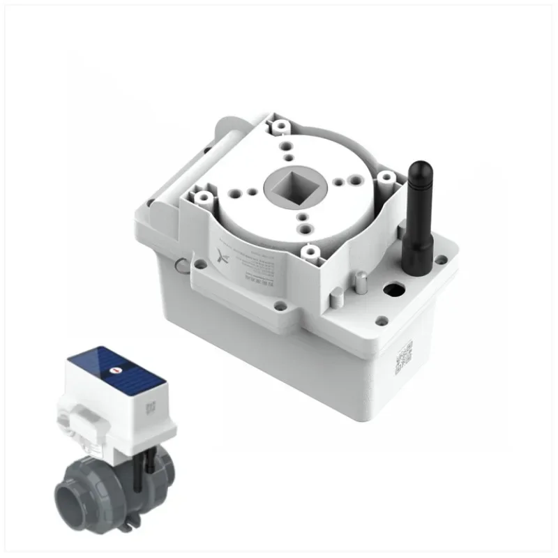 Solar electric valve actuator Intelligent irrigation ball valve Butterfly valve Remote control