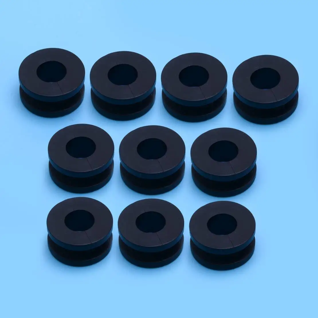 10pcs Side Cover Fairing Cowling Grommet Fit for Honda Goldwing GL1000 GL1200 GL1500 CBR250R CBR600RR CBR1000RR Black Rubber