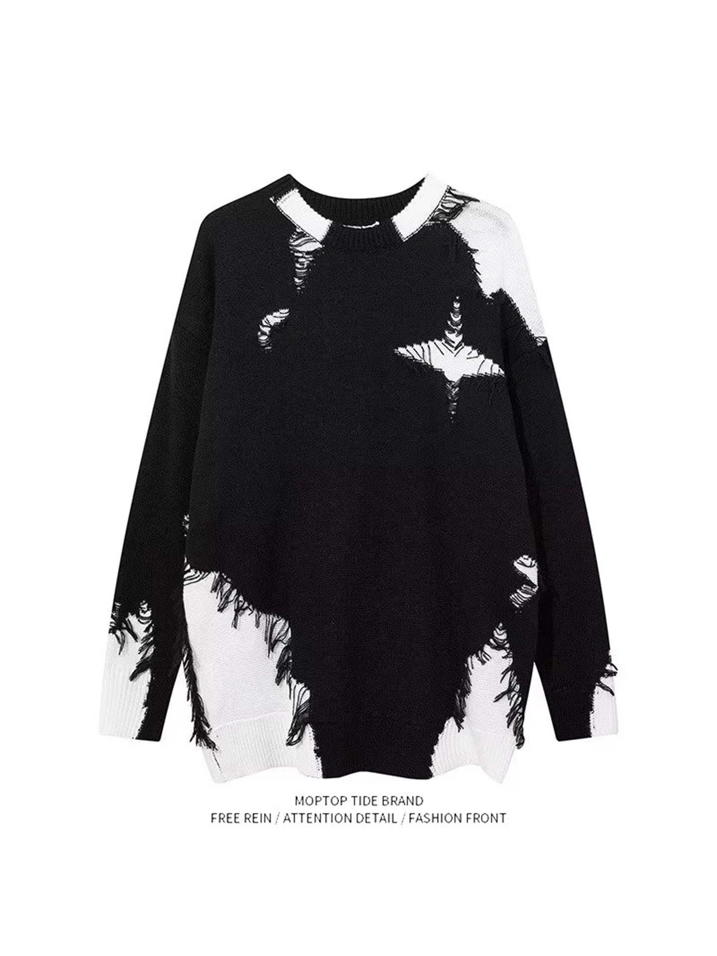 

Мужской свитер в стиле ретро American Color Blo, осенне-зимний уличный свободный универсальный вязаный свитер в стиле хип-хоп, молодежный повседневный круглый Ne