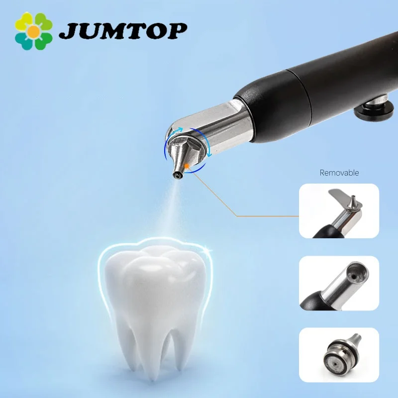 

JUMTOP 2 в 1, стоматологический полировщик из глинозема и воздушного стирания с распылителем воды, микробластер из оксида алюминия, микровоздушная обработка, пескоструйная обработка