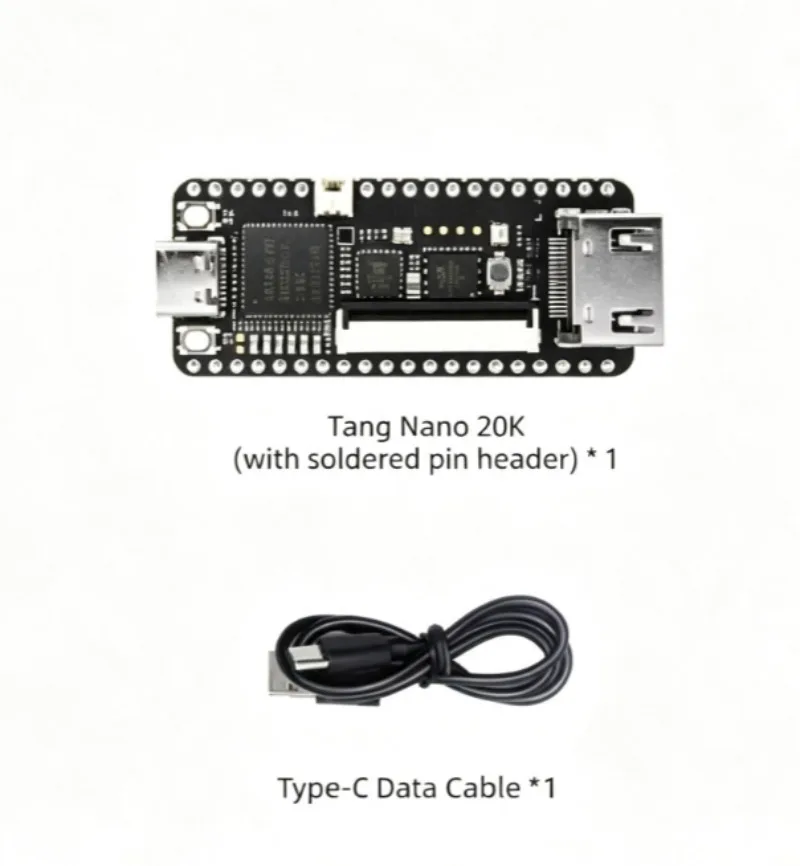 Tang Nano 20K FPGA Development Board Support RISC-V Linux Retro Game Emulator For Sipeed