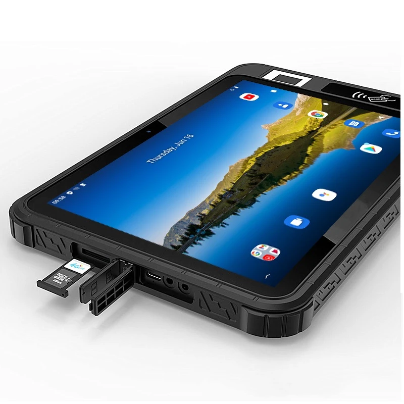 10.1 INCH T801 Android 11 Three Defense NFC Tablet 4GRAM 64GROM 4G LTE Phone Call MTK 6765 Octa Core Dual SIM Card WIFI 2 Camera