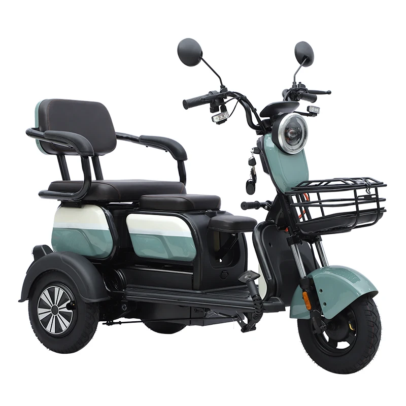 New model Fashion 3 wheels electric passenger tricycles three wheel for adult delivery EEC lead-acid electric motorcycle trike