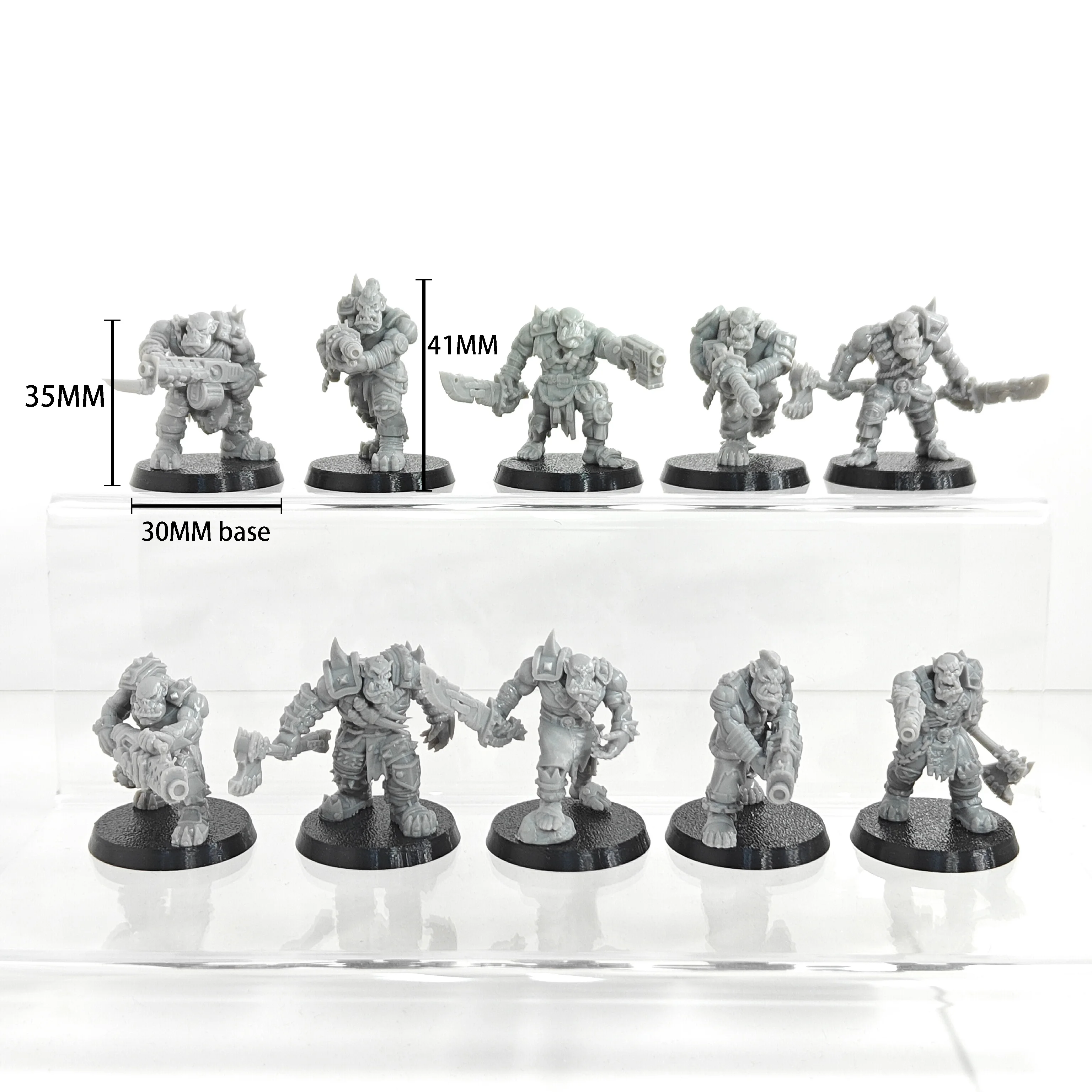 Miniatures non peintes (10 figurines bigset) kits en résine Kits de Garage figurines miniatures de Table KT133