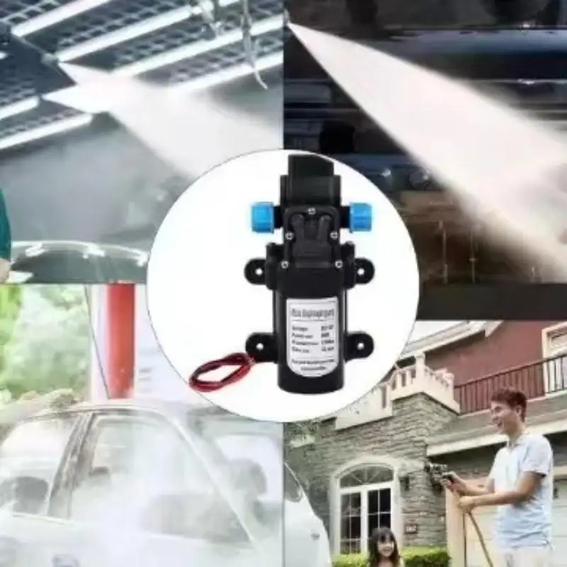 DC 12V High Pressure Diaphragm Water Pump Multifunctional Mini Booster Pump For Water Washing Machine Agricultural Irrigation