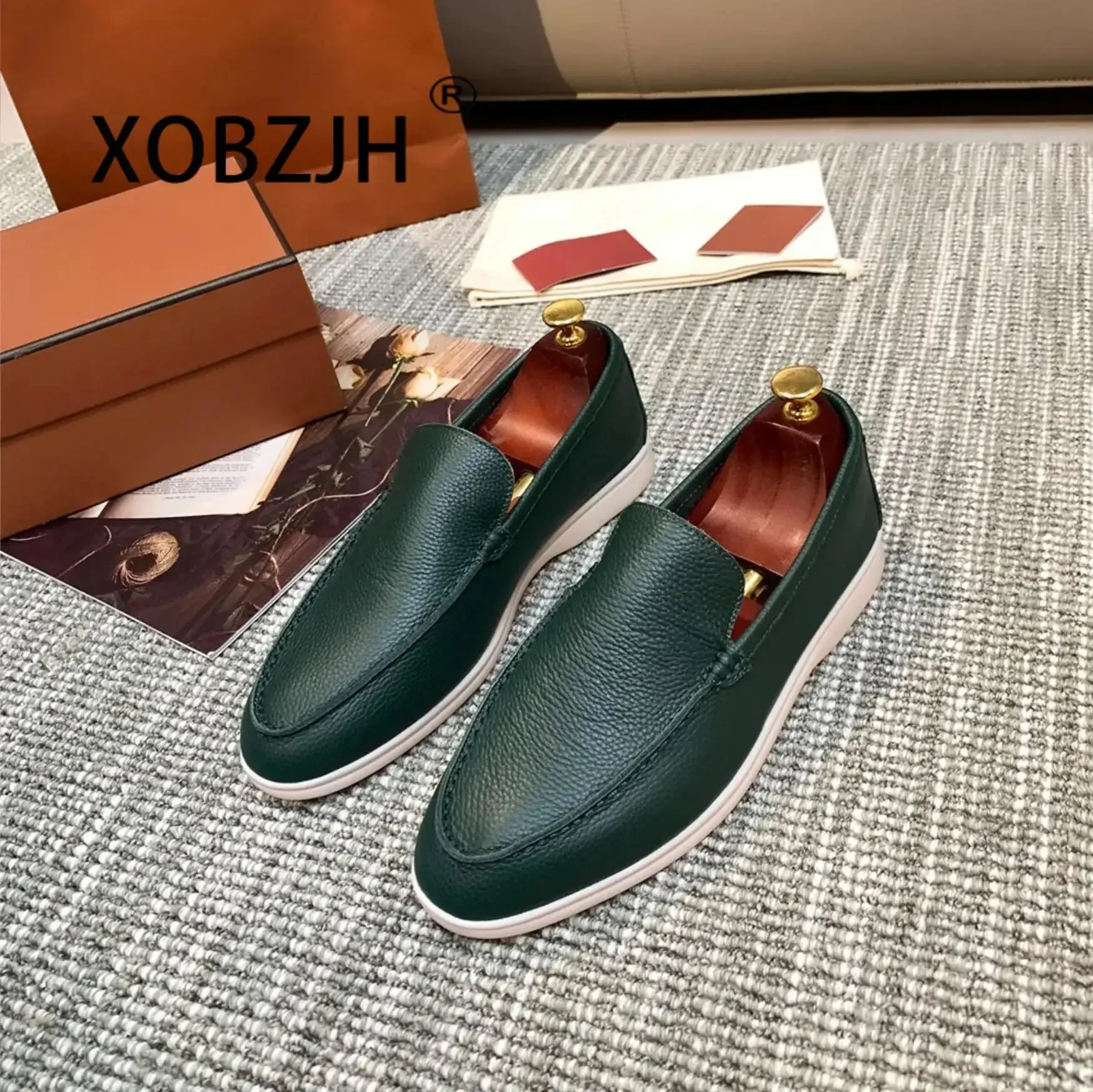 

2024 Mocasines Driver Black Cow Leather Flats Fashion Loafers Shoes For Men 2023 Women High Quality Slip On Sneakers Shoes