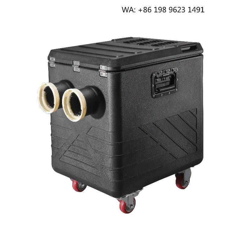 Dual Head Automatic Water Mist Fog  DMX512 Intelligent Control Portable Stage Smoke Effect Equipment for Wedding Party Stage Sho