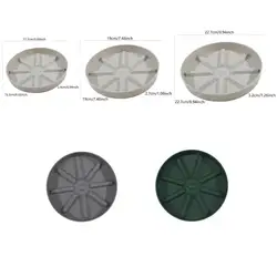 Durable Plastic Plant Saucer Round Drip Trays Flower Pot Indoor Outdoor Home Garden Supplies