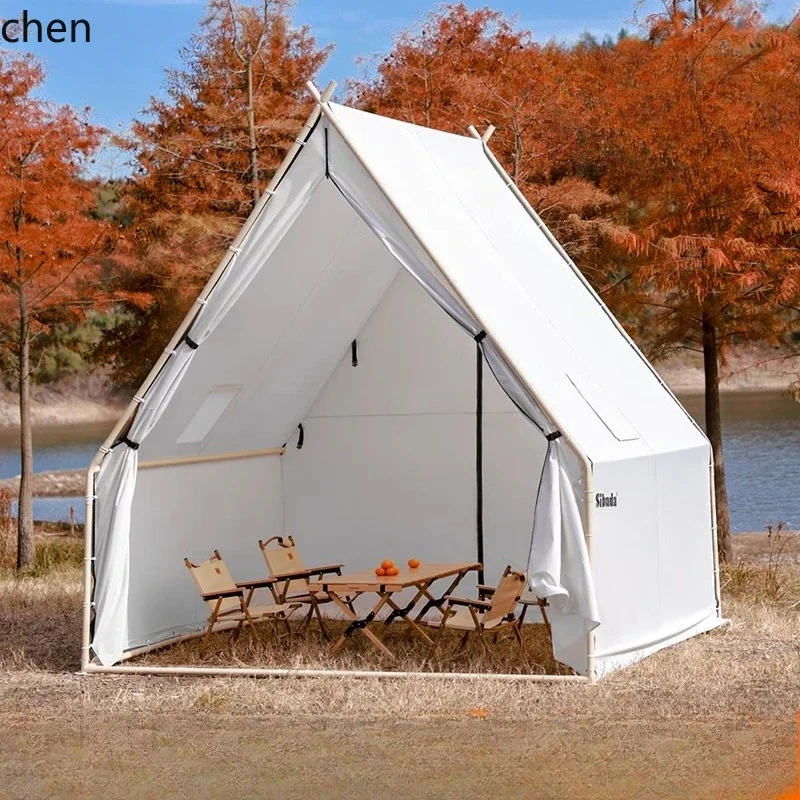 outdoor camping camp scenic area triangular rainproof waterproof rooftop outdoor tent big roof