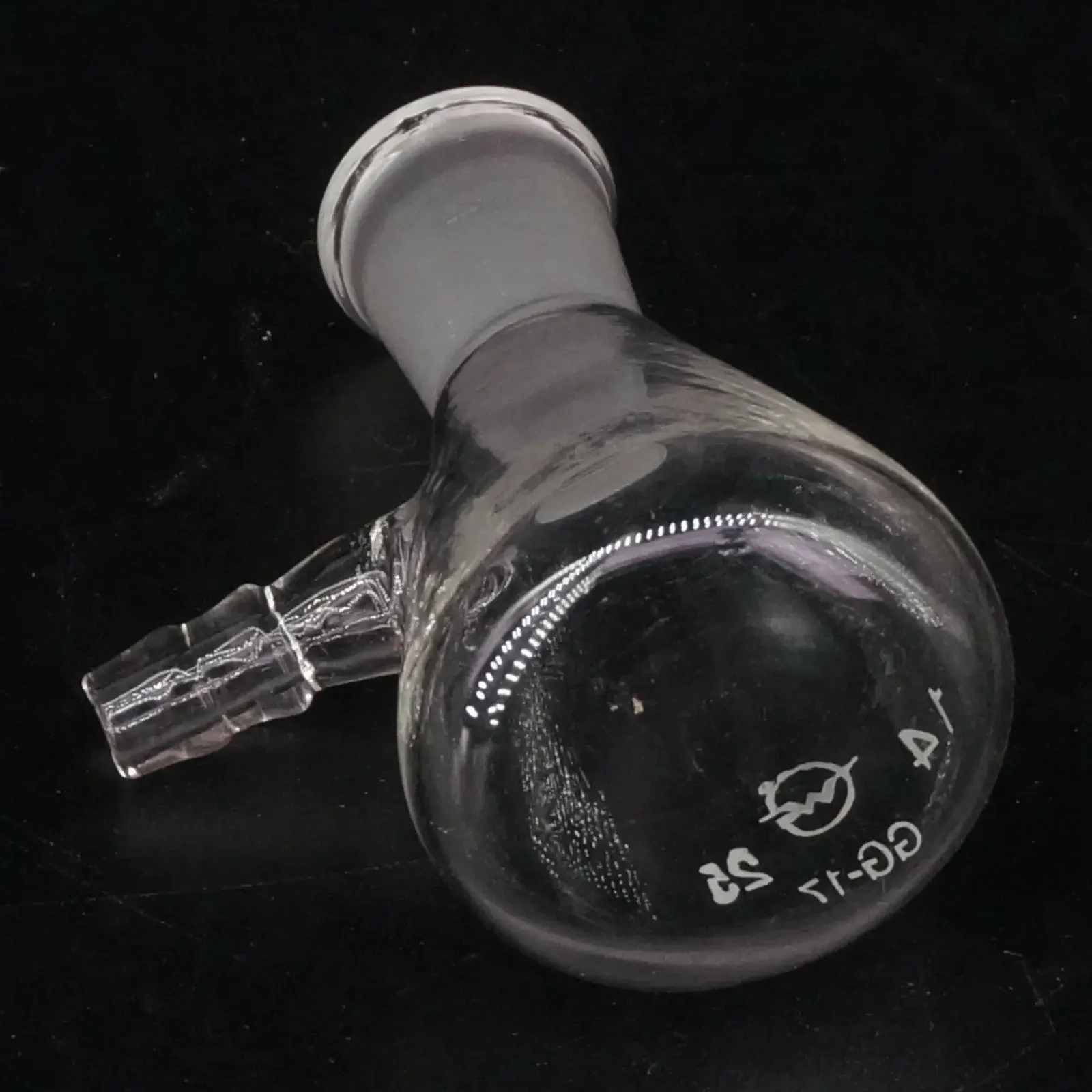 25ml 14/23 Ground Joint Conical Filter Flask with Side Arm Lab Glassware