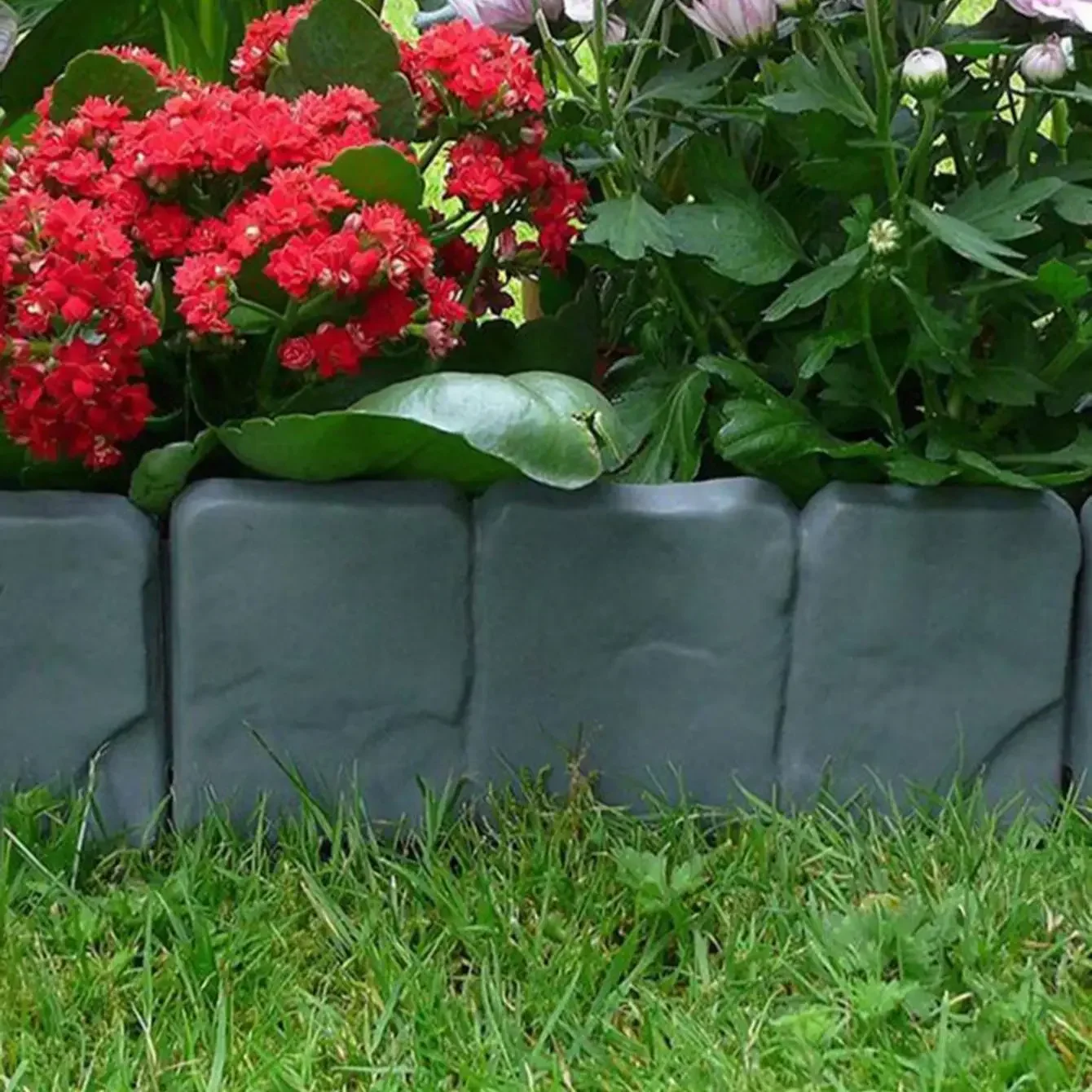 5 sztuk - składane łączenie zewnętrznej dekoracyjnej ramy ogrodowej ogrodzenie plastikowe ogrodzenie ogrodowe, odpowiednie do sadzenia ogrodu
