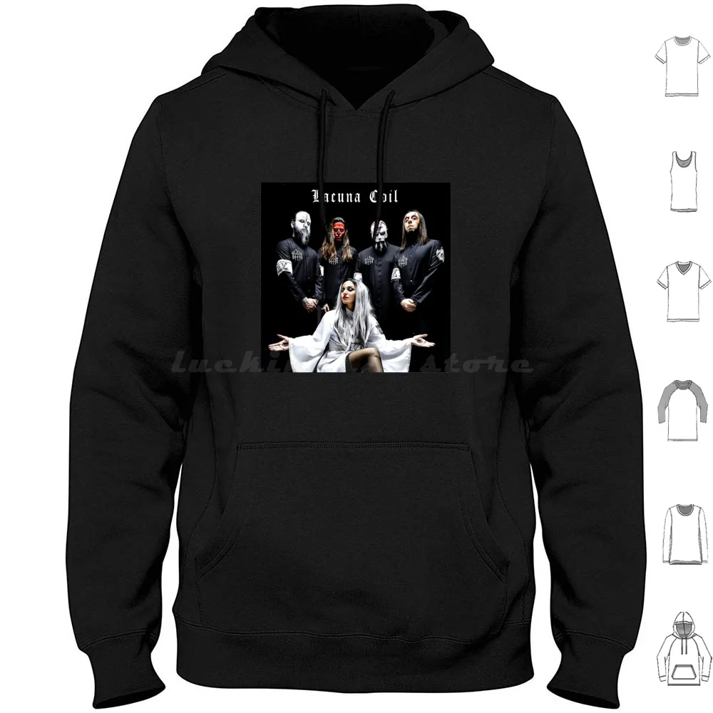 Engage Sudaderas con capucha de manga larga Lacuna Coil Metal Punk Halestorm en este momento Heavy Metal Otep The Agonist All That