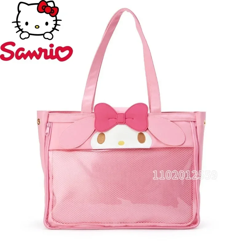 

sanrio Kuromi Original New Style Women's Handbag Cartoon Women's Shoulder Bag Large Capacity Portable Travel Bag High Quality