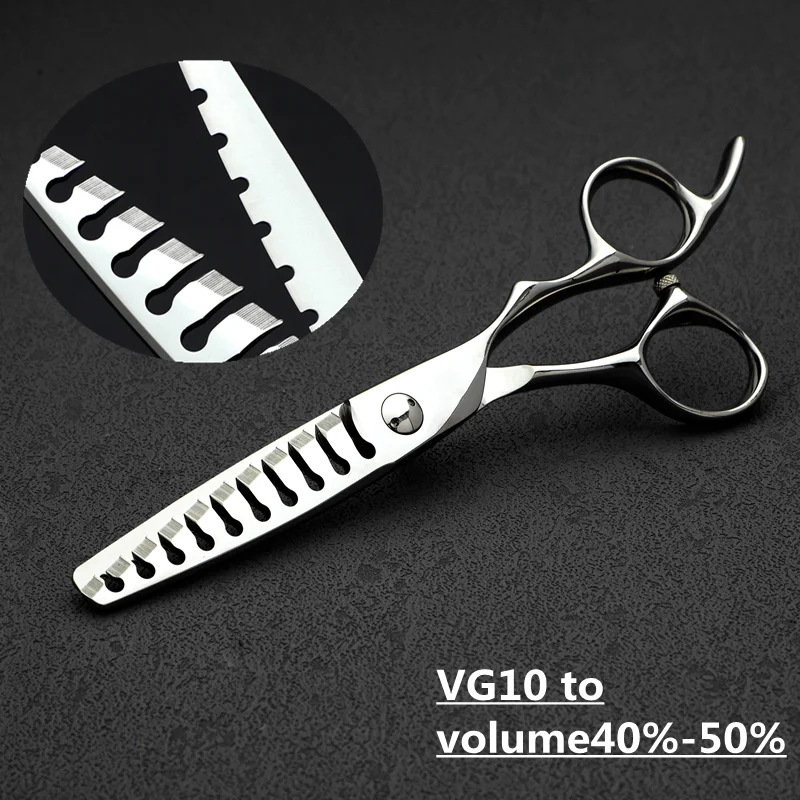 

Professional Barber Scissors，Thin scissors with teeth on both sides VG10steels 5.5-6-6.3-6.5-6.6-6.7-6.8inch