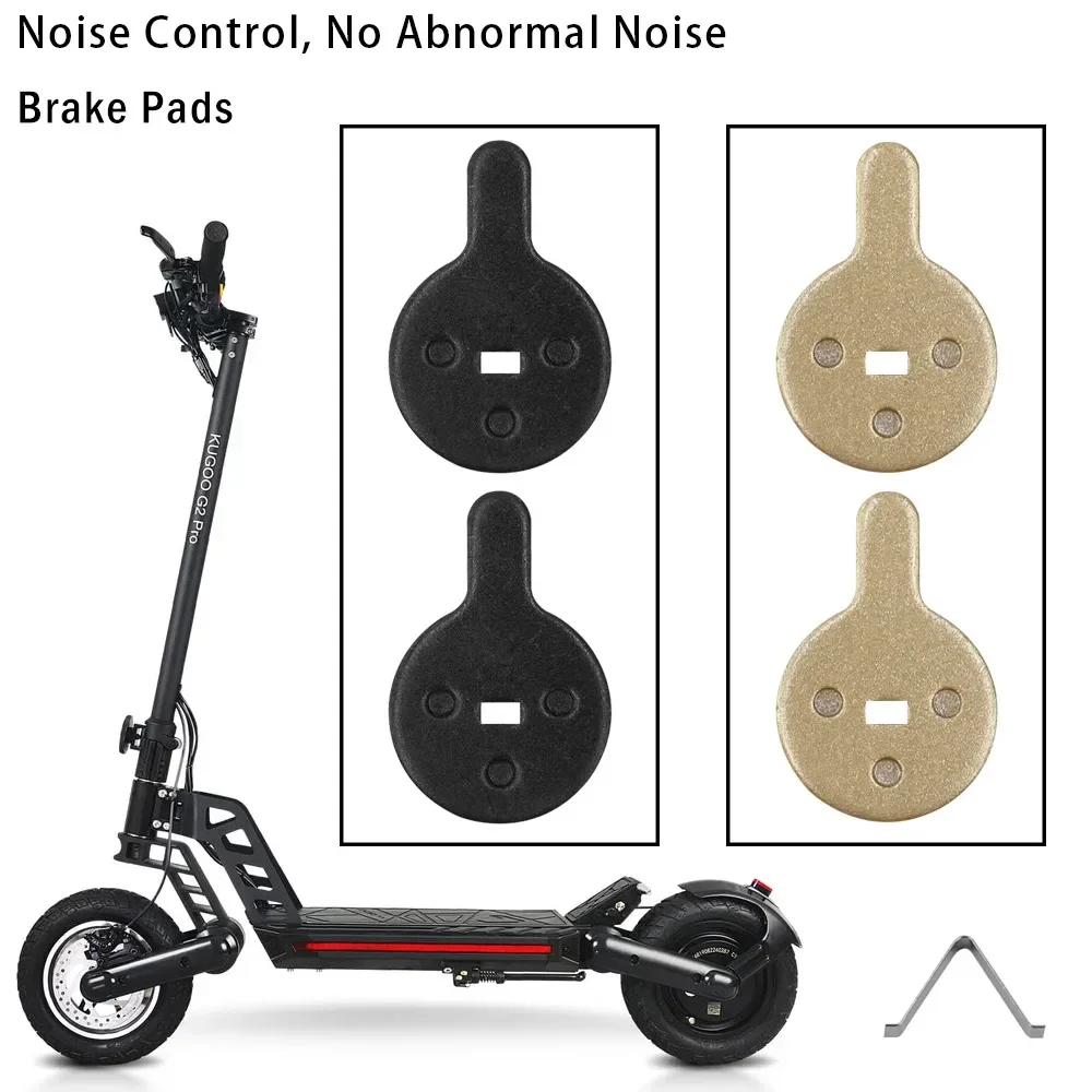 Pastilhas de freio para bb8 kugoo g2 pro scooter elétrico pastilhas de freio a disco hidráulico mtb bicicleta pastilhas de freio de resina orgânica parte da bicicleta