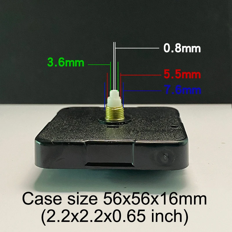 ساعة حائط صامتة تتضمن آلية حركة كوارتز يدوية مع إبر استبدال أجزاء إصلاح تعمل بالبطارية الاحتياطية #2