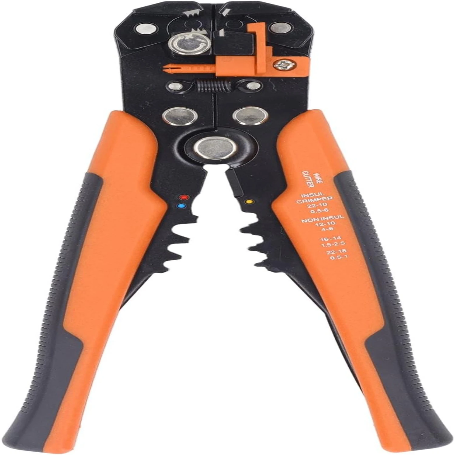 High-Quality Efficient Automatic Orange Cable Stripper and Crimper - Fast Electric Tool for Quick and Easy Wire Peeling and Pull