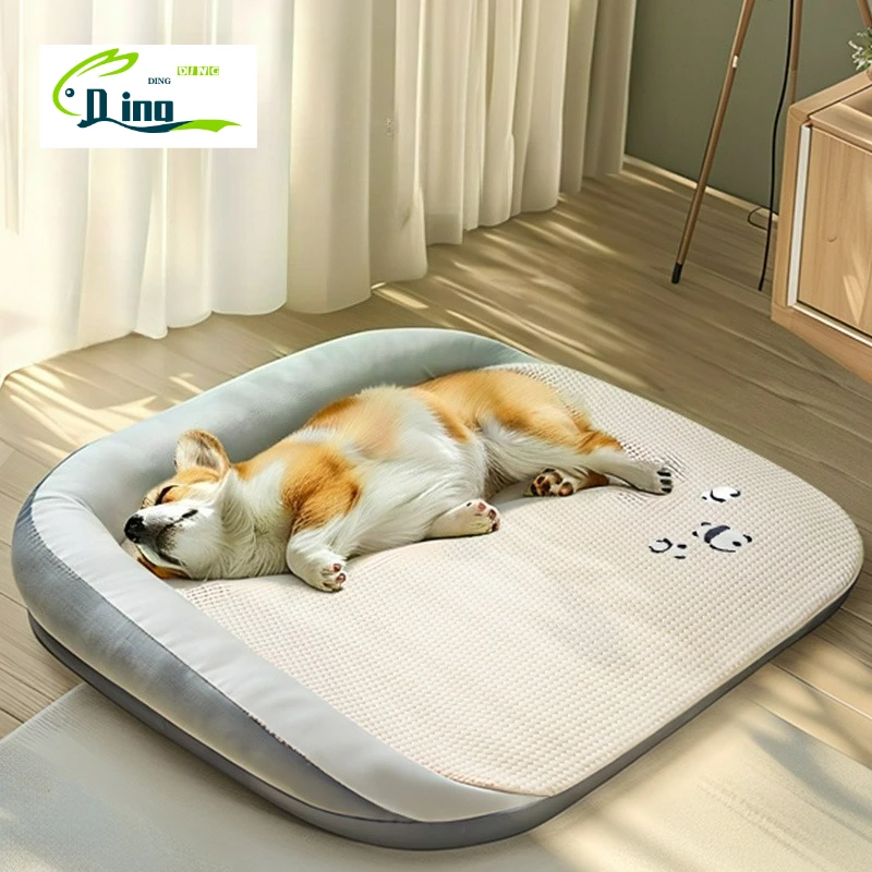 

Summer Bed Mat for Dogs Cooling Dog Cushions Supplies Sofa Beds Large Small Pet Accessory Cats Kennel Breeds Baskets Pets