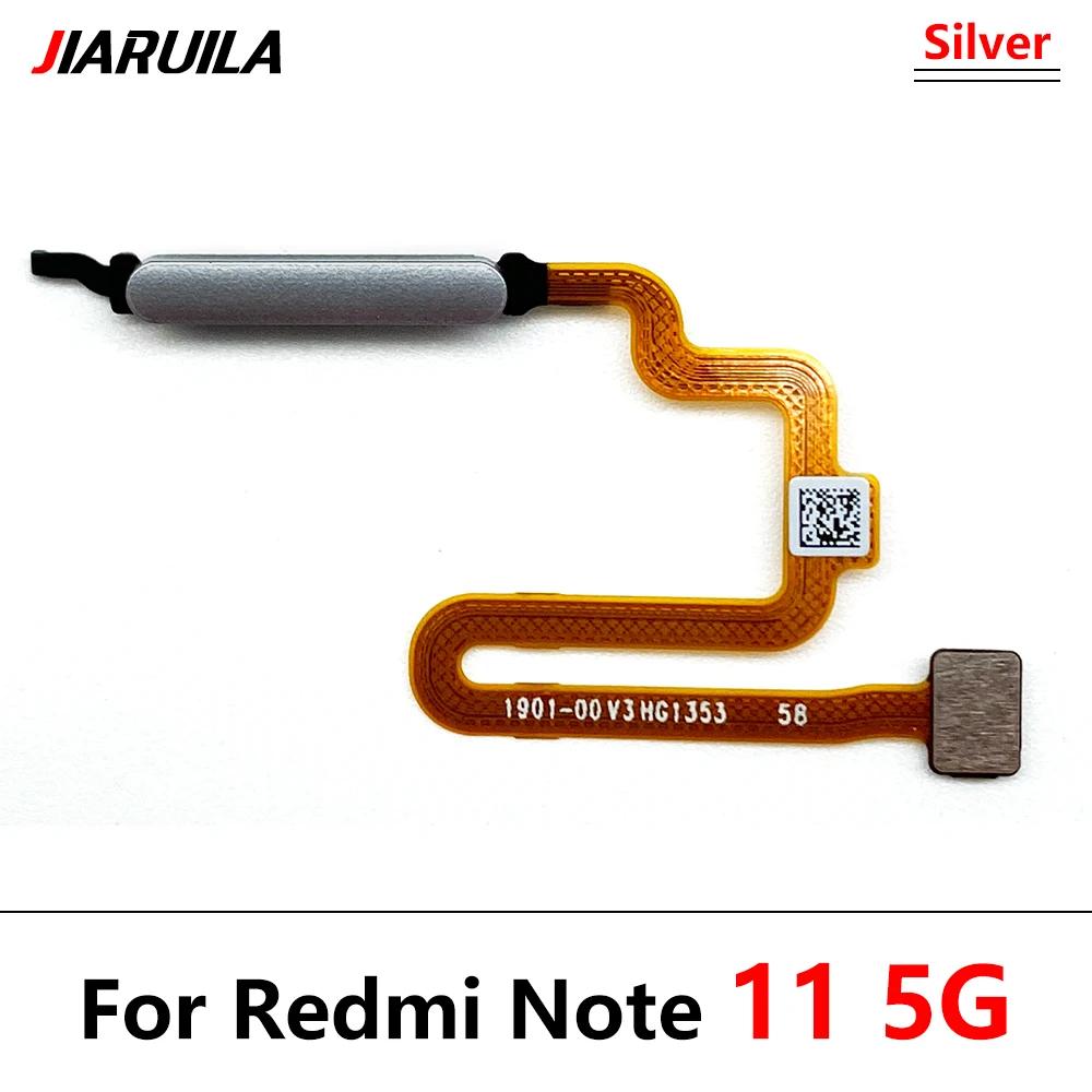 Nowy Kabel Flex z Czytnikiem Linii Papilarnych, Przyciskiem Home, Przyciskiem Powrotu i Przyciskiem Menu do Xiaomi Redmi Note 11 Pro 5G / Note 11 4G / 11 Pro Plus — zdjęcie produktu 6