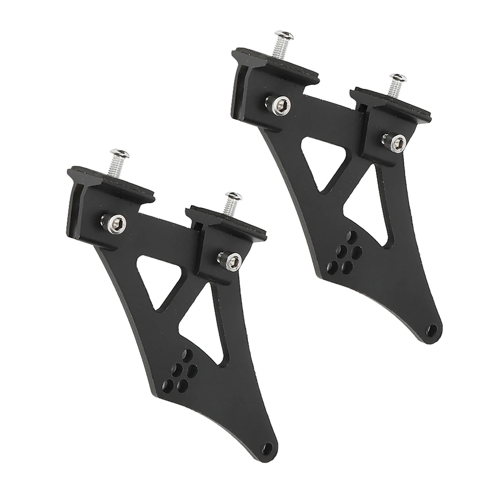 5 "Universal coche CNC aleación de aluminio ala trasera maletero de carreras alerón trasero soportes de montaje patas de ala trasera