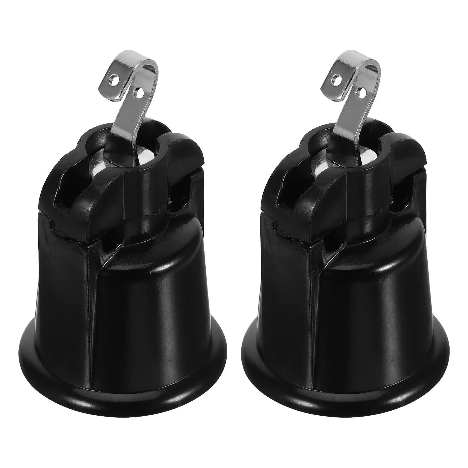 

2pcs E26 Light Socket Hook Lamp Holder Christmas Tree Decorative Lighting Fixture Indoor Holiday Easy Install Insulated