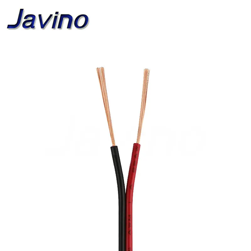 1 Meter RVB Cable Electrico Copper Rubber LED Wire Red Black 2Pin Insulated Extend Cord Car Audio Cable Speaker Wire Cable PVC