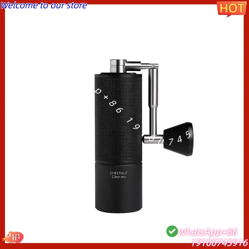 2026Hot Timemore Folding Handle Manual Chestnut C3 Esp Pro Stainless Steel Coffee Grinder