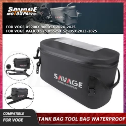 For VOGE Valico 525X 625X 900X 525 625 900 DSX 2023-2025 Fuel Tank Bag Waterproof Mount Tanklock Luggage Navigation Racing Bag