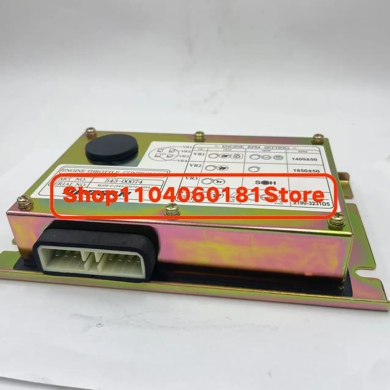543-00074 2543-1036 para Panel de Control de acelerador Doosan Daewoo DH150 DH220 DH215 DH225-7 Dx225lc versión de ordenador Placa de acelerador