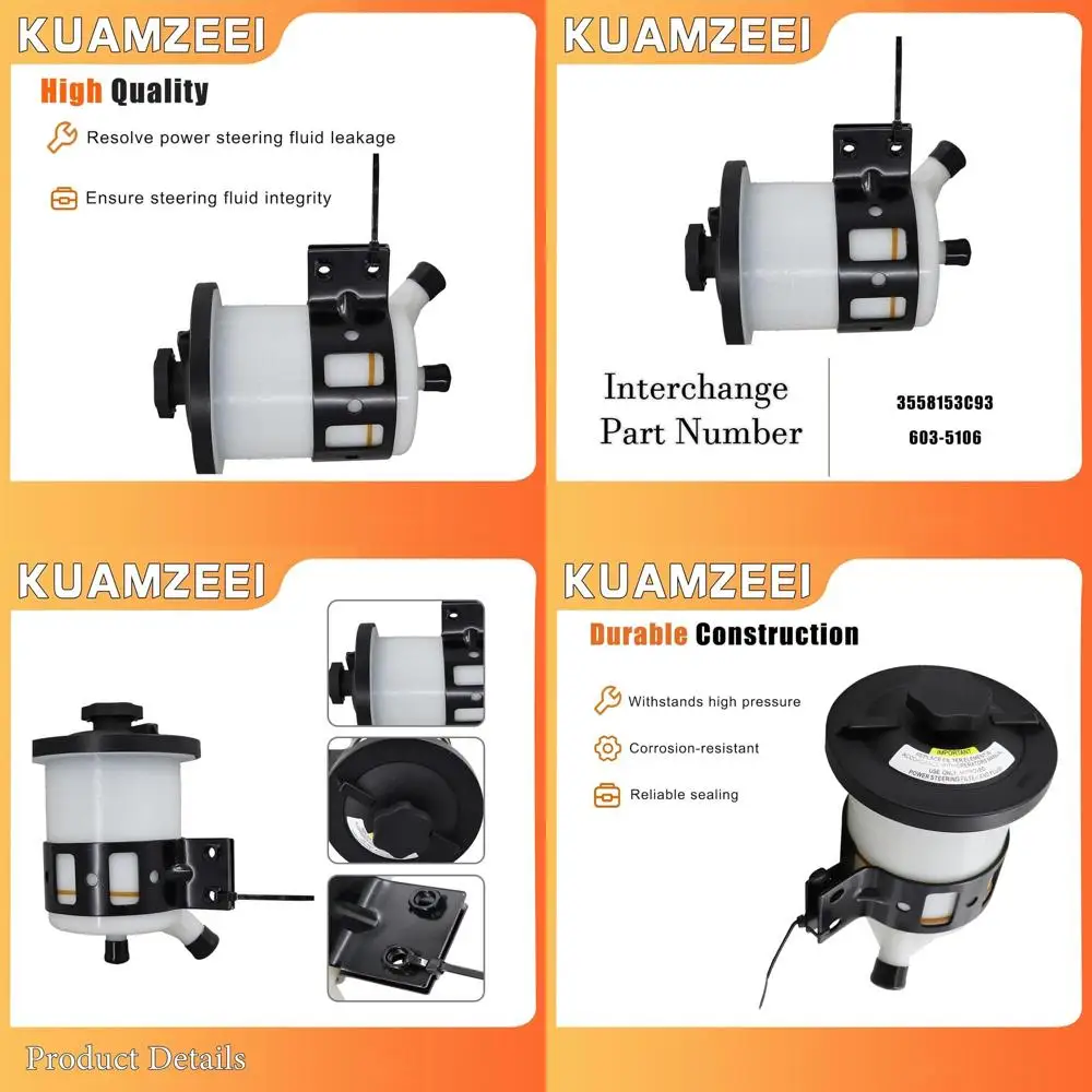 

Сверхмощный бак рулевого управления с кронштейном 603-5106 3558153C93, для грузовика International Harvester 4300 4400 7300 2002