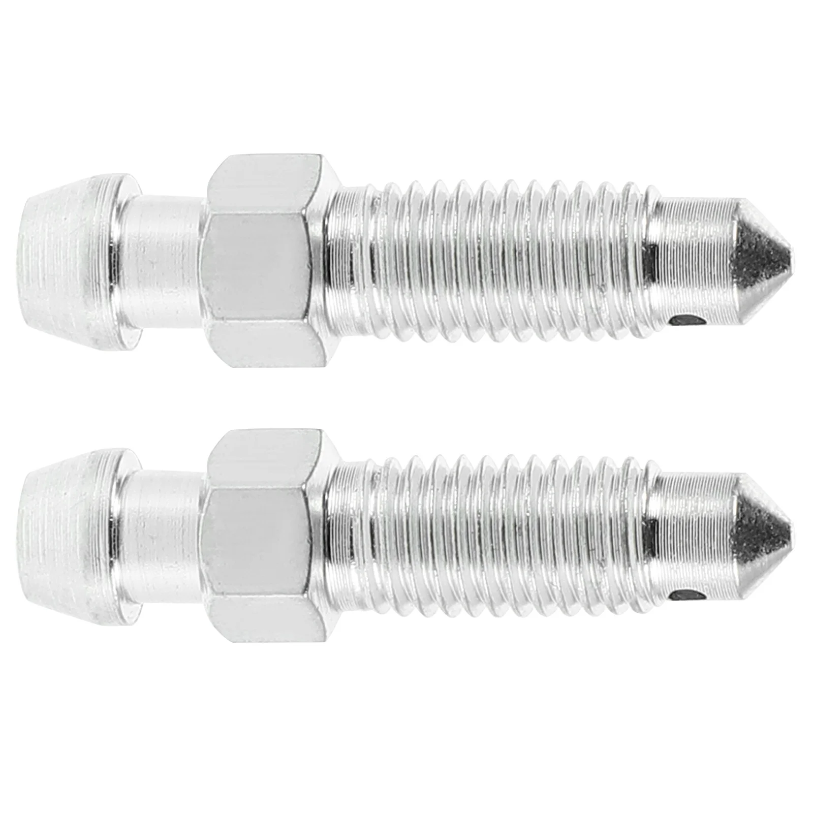 

2Pcs Bleed Screw Galvanized Metal Brake Bleed Valve for Motorcycle Fork Air Bleeder Drain Screw Dirt Bike Hydraulic Brake System