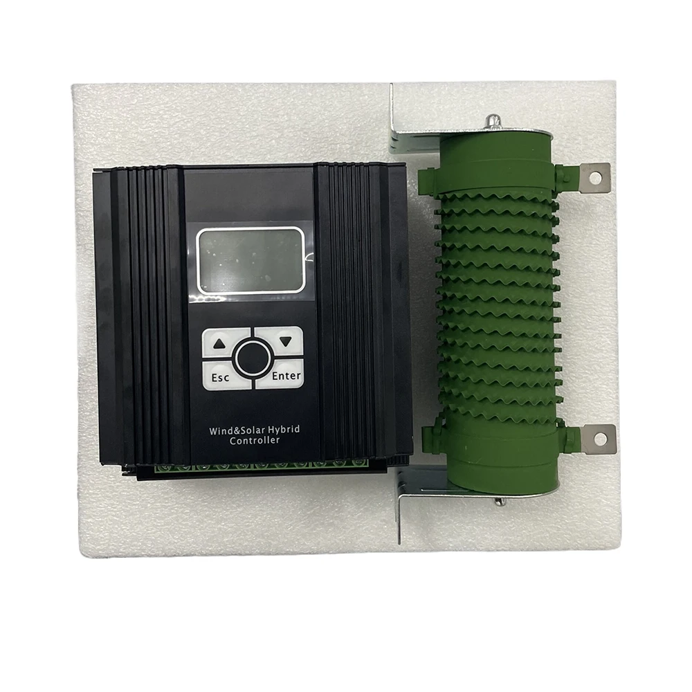 Imagem -02 - Controlador de Carga do Sistema Híbrido Solar & do Vento Mppt Dobro Auto Regulador Uso Home 10kw 12v 24v 48v