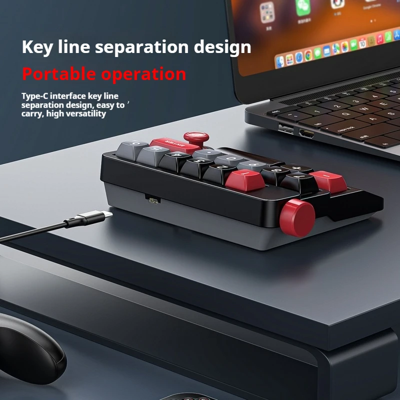 Sxs-K809 Macro Programming Joystick Keyboard Rgb Full Key Hot Swappable Macro Definition Wired Mechanical Office Gaming Keyboard